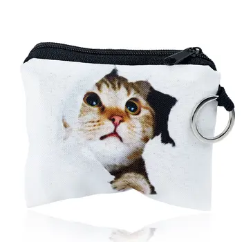 

Sequin Coin bag Double Color Wallet Change Purse Earphone Storage Cable Storage Card Holder Colorful Zipper Round Clutch Bling