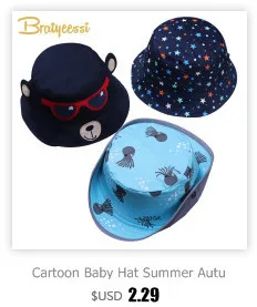 Dinosaur Baby Hat Cotton Double-sided Bucket Hat Baby Spring Autumn Cap Kids Hats Toddler Baby Accessories 1PC