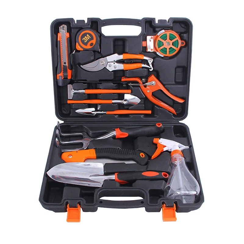 

High quality alloy steel home planting garden tool set home gardening tools 12 piece set hand tool set sale