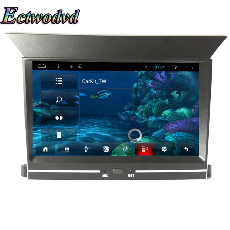 Ectwodvd 7 дюймов Восьмиядерный Android 8 1 автомобильный DVD gps навигация радио стерео для