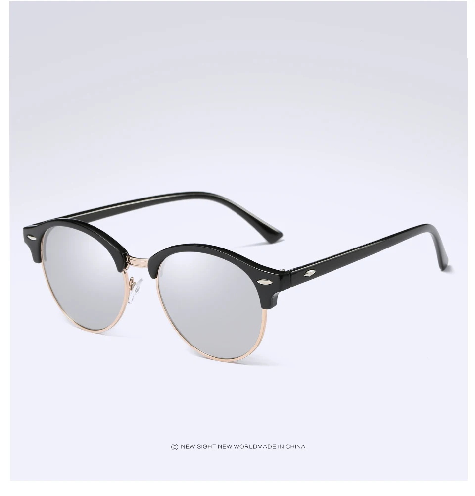 ELITERA Новые поляризованные солнцезащитные очки для мужчин/женщин ретро заклепки высокого качества HD объектив фирменный дизайн солнцезащитные женские очки оculos