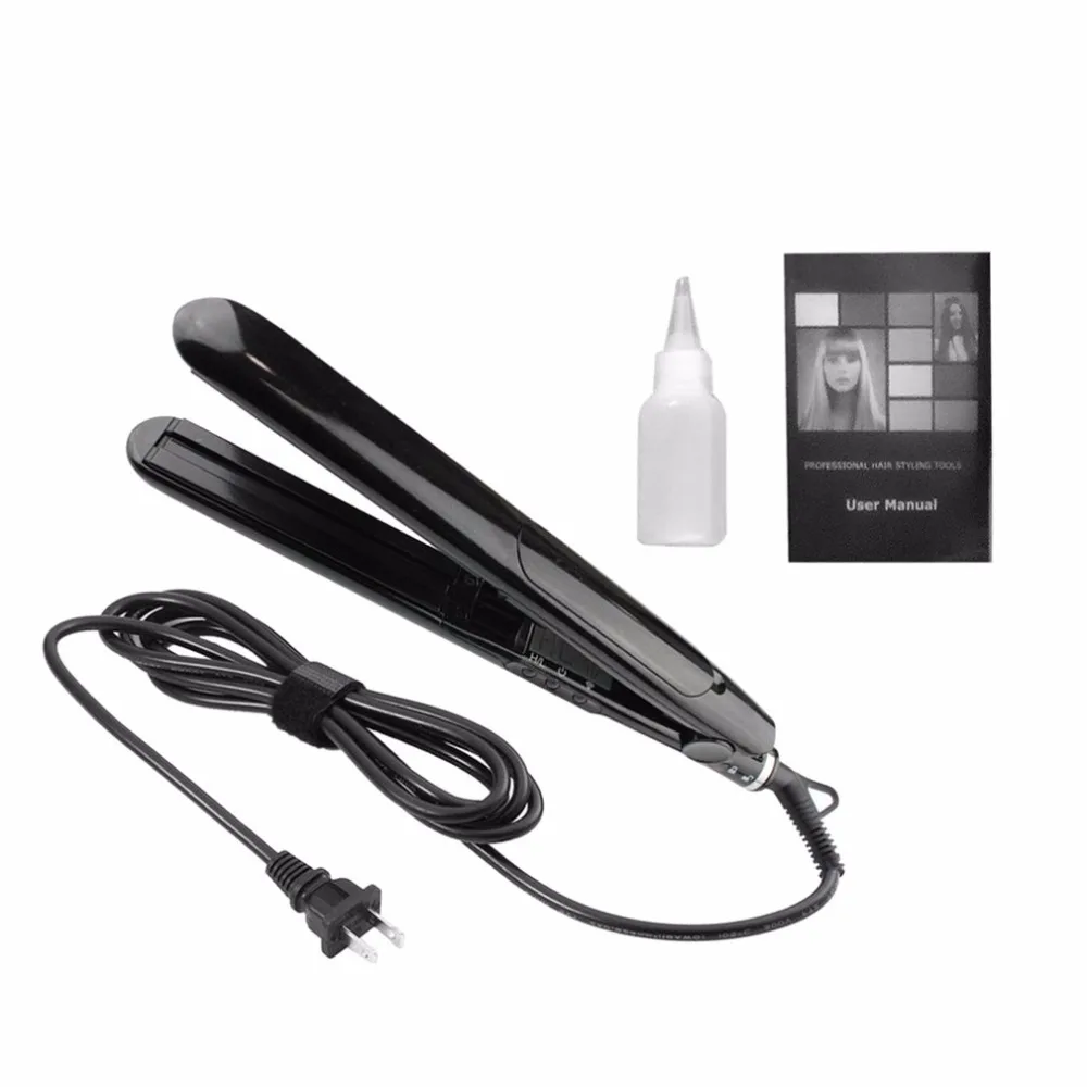 

Straight Hair Tool Ceramic Board Steam Curling Straightener Hair Splint Spray For Salon DIY Hairstyle Floating Plates US/EU Plug