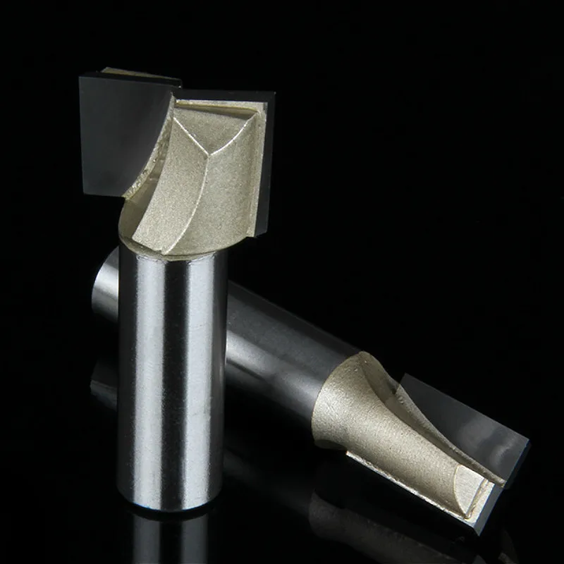 Pro Grade 1/4" 1/2" Shank Surface Planing Wood Milling Router Bits Flat Bottom Cleaning Wood