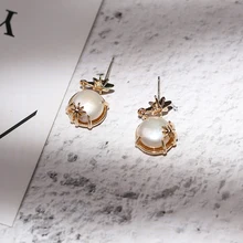 Vanssey, модные ювелирные изделия, OL Eight Awn Star, натуральный жемчуг в стиле барокко, латунь, серьги-гвоздики, аксессуары для женщин, новинка