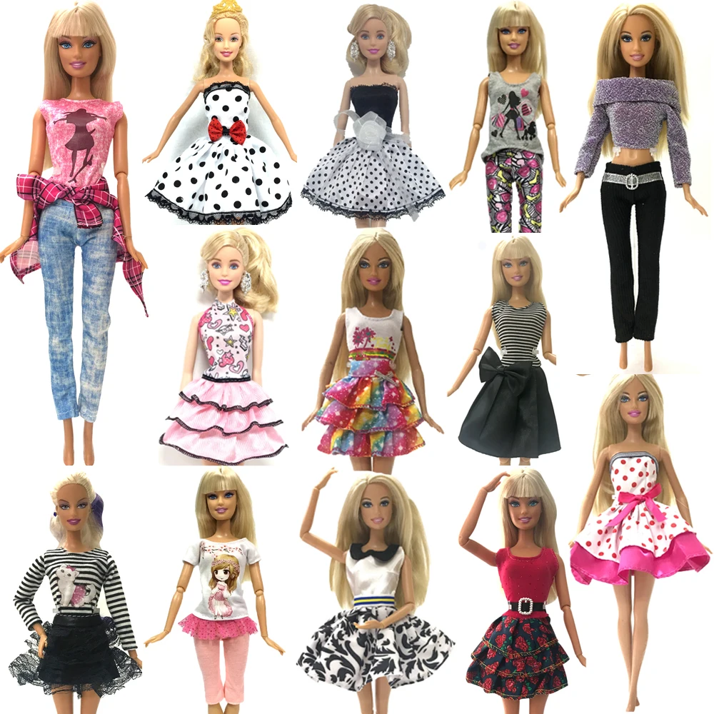 NK 2019 nouvelle robe de poupée belle à la main fête vêtements robe de mode pour Barbie Noble poupée meilleur enfant copines s'gif JJ