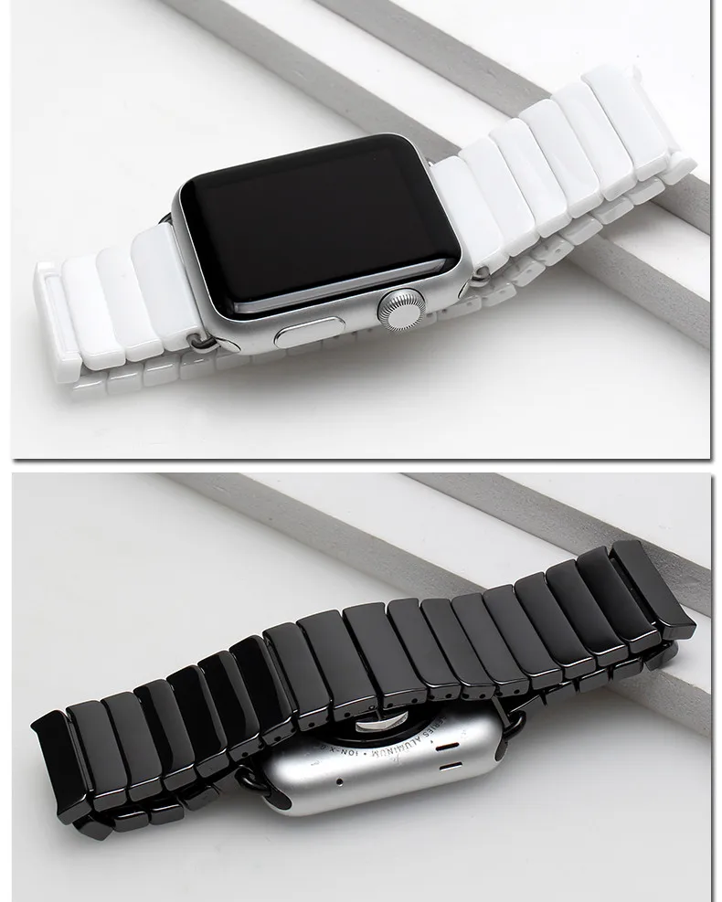 Керамический ремешок для Apple Watch 4 44 мм 40 мм iwatch 42 мм 38 мм браслет ремешок для часов пояс с бабочками серия 4 3 21