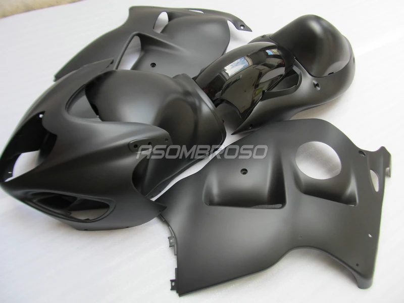 Aftermarket Частей Тела обтекатель набор для Suzuki 1996-2007 GSXR1300 96-07 GSXR1300 матовый черный Обтекатели части