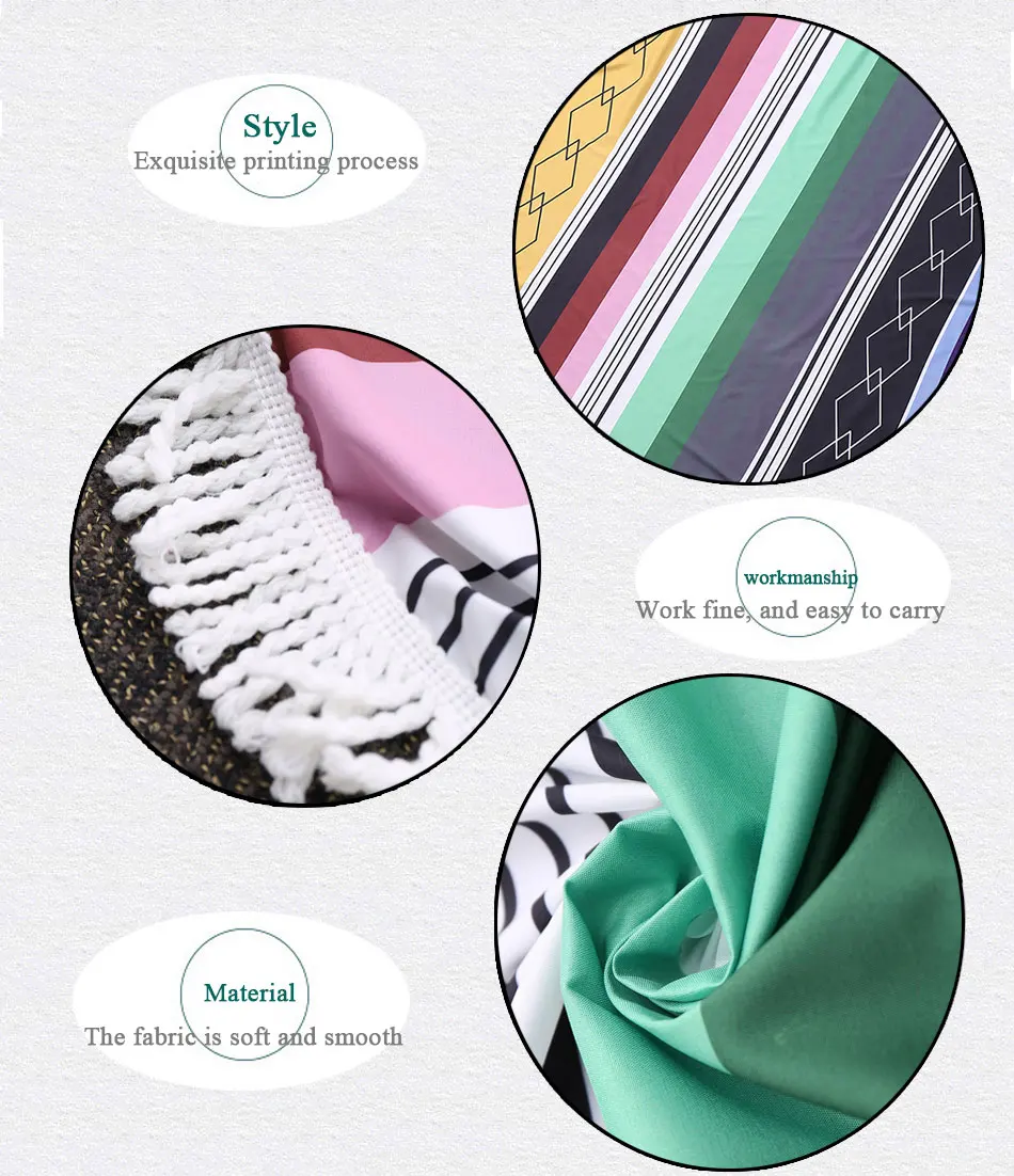 round beach towels 6