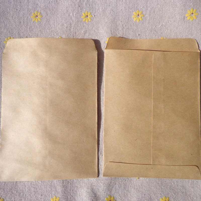 

25pcs Kraft Blank Envelope Stationery Gift Card Envelopes Post Card Photo Storage Party Favor Paper Bag 9X12.5cm