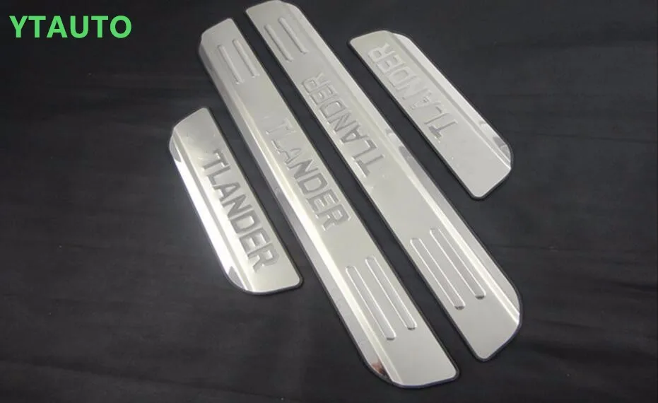 Door sill plate,scuff plate threshold for mitsubishi outlander 2013