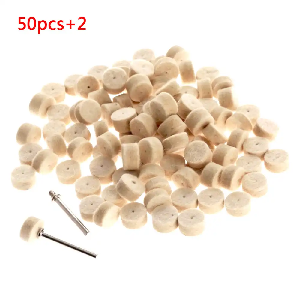 10pcs Polish Buffing Wheel Grinding Head Cloth Wheel T Style Grinder