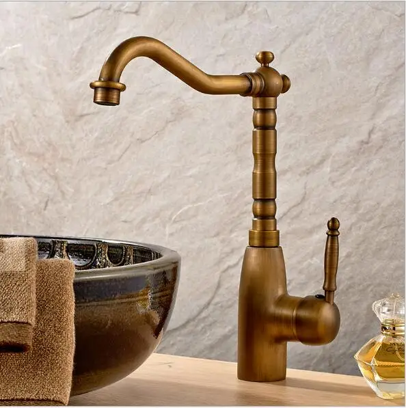 high quality bronze finished Kitchen faucet brass sink faucet hot and cold sink tap Water