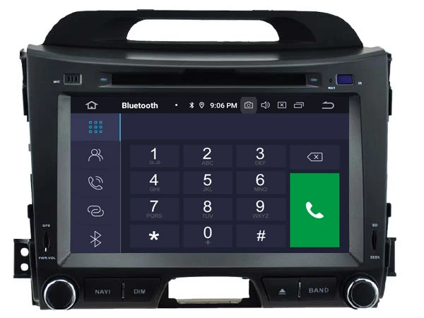 Best Navirider OS 9.0 Car Android Player for KIA SPORTAGE 2012 stereo radio gps navigation bluetooth TDA7851 Amplifier sound System 5