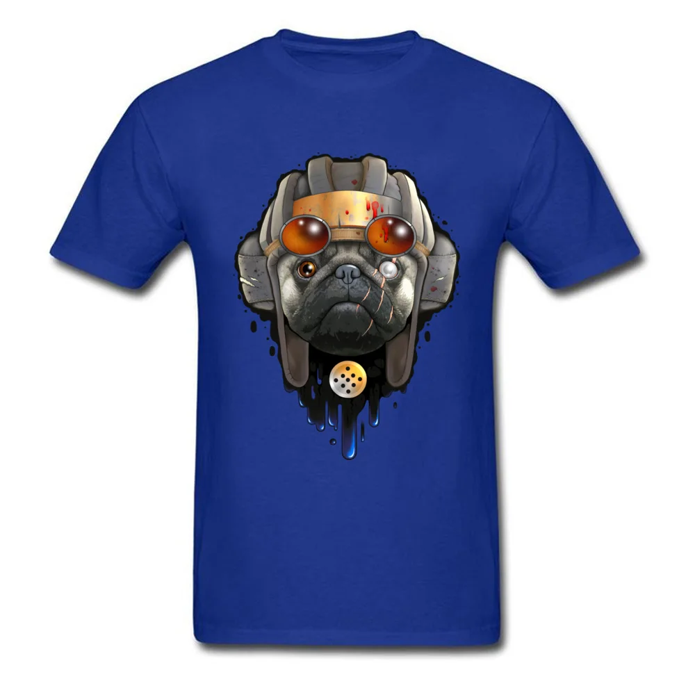 Dog of War Male Discount Custom Tops Tees O Neck Summer 100% Cotton T-Shirt Printed On Short Sleeve Tops T Shirt Dog of War blue