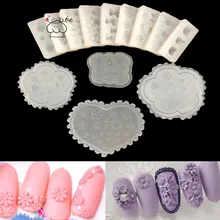 Aouke, силиконовые формы для ногтей, формы для торта, силиконовая форма для сахарной пасты, конфет, шоколада, форма для мастики и глины