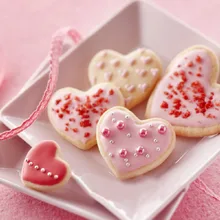 Christmas Kitchen Loving Heart Shaped Aluminium Tools Alloy Pastry Biscuit Cookie Cutter Baking Mould Free Shipping