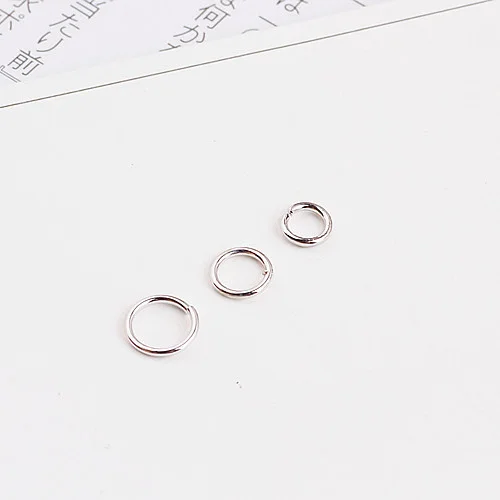 

3/4/5/6/7mm Open Jump Rings Silver/Gold Split Connectors For Diy Jewelry Finding Open Circle Earrings Making Accessories
