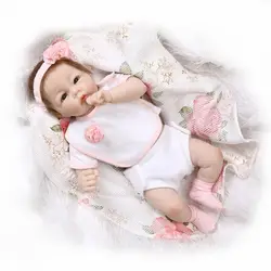 Новый Дизайн 50 см Силиконовые Детские Reborn Куклы Boneca Reborn реалиста модные Куклы для принцессы подарок на день рождения ребенка возрождается