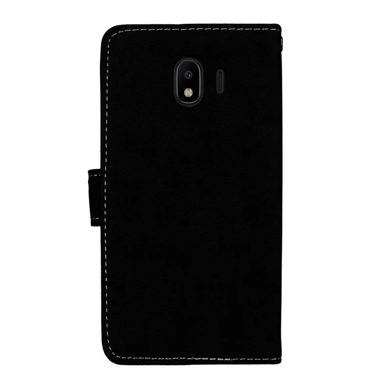 Для samsung Galaxy J4 2018 чехол Чехол бумажник из искусственной кожи с откидной крышкой
