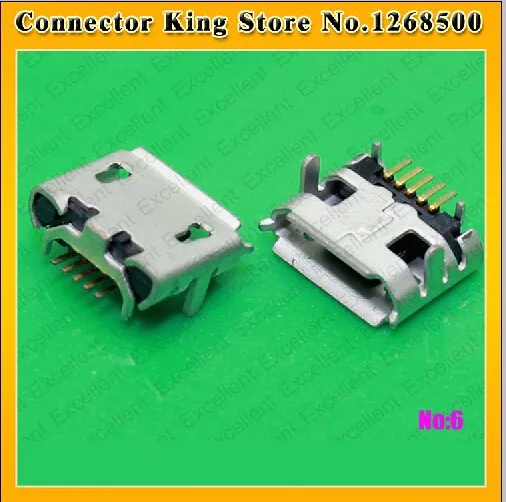 ChengHaoRan 50 шт./лот, Micro 5-контактный разъем Micro USB разъем хвост разъем зарядки для мобильного телефона и т. д.; MC-006