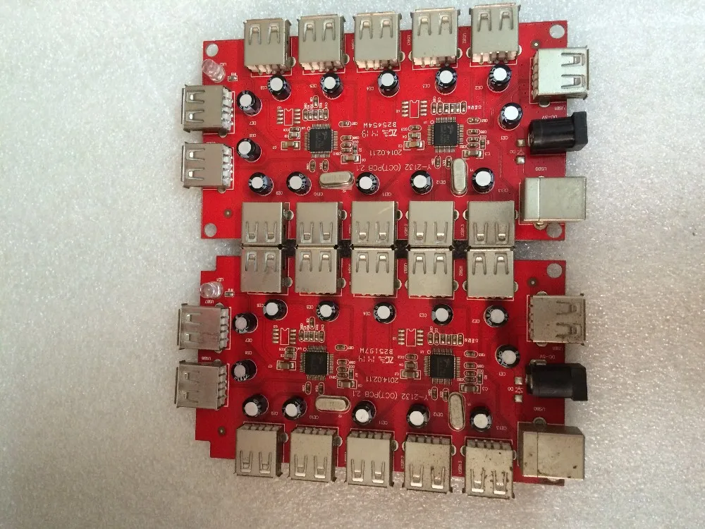 Kuangcheng USB2.0 13 портовый концентратор порт удлинитель деконцентратор PCB