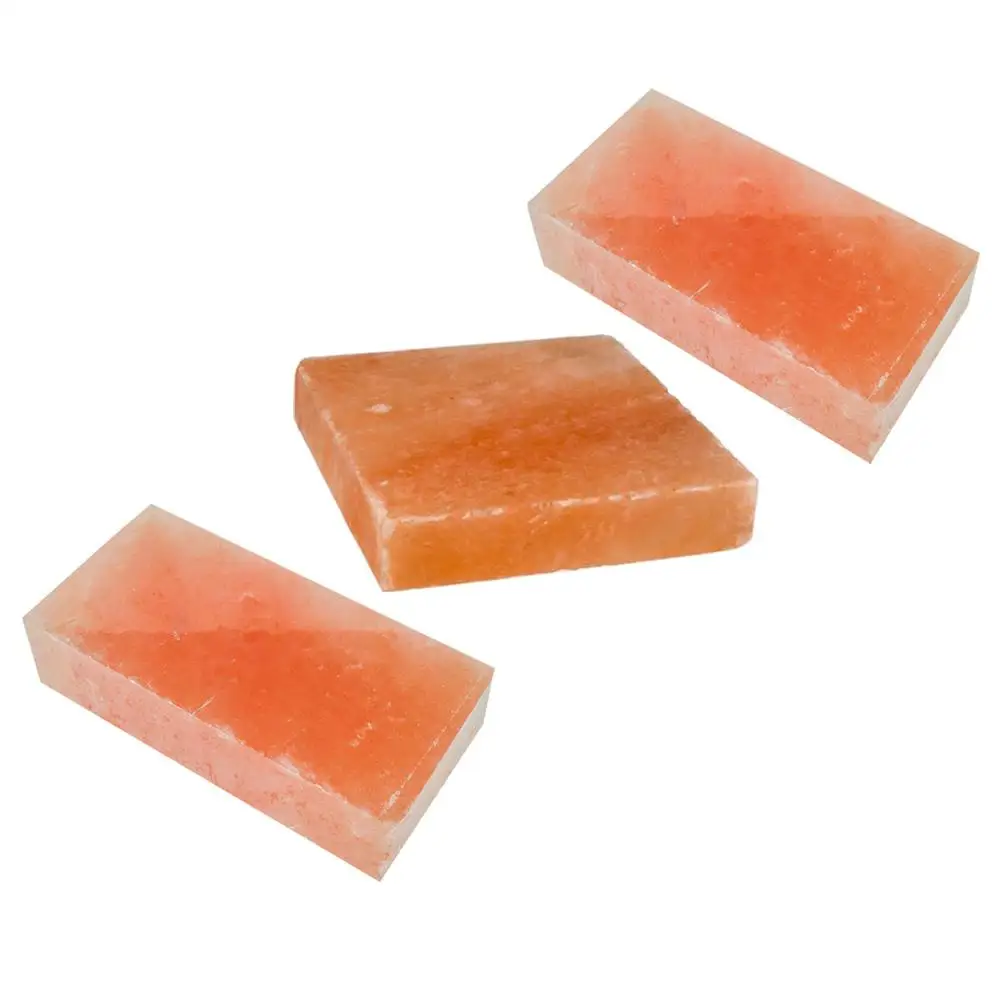 

Himalayan Salt Block Barbecue Salt Slab for Outdoor Camping Cooking Easy to Clean Used for Many Years