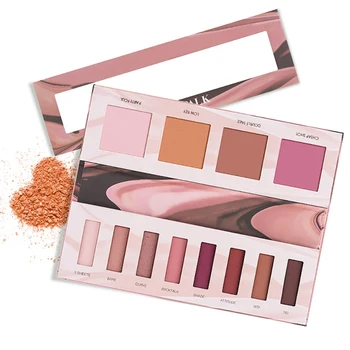 

Cosmetics Dyeing Easy To Color Eyeshadow Palette Waterproof Smoky Eye Shadow Pallete Matte Powder