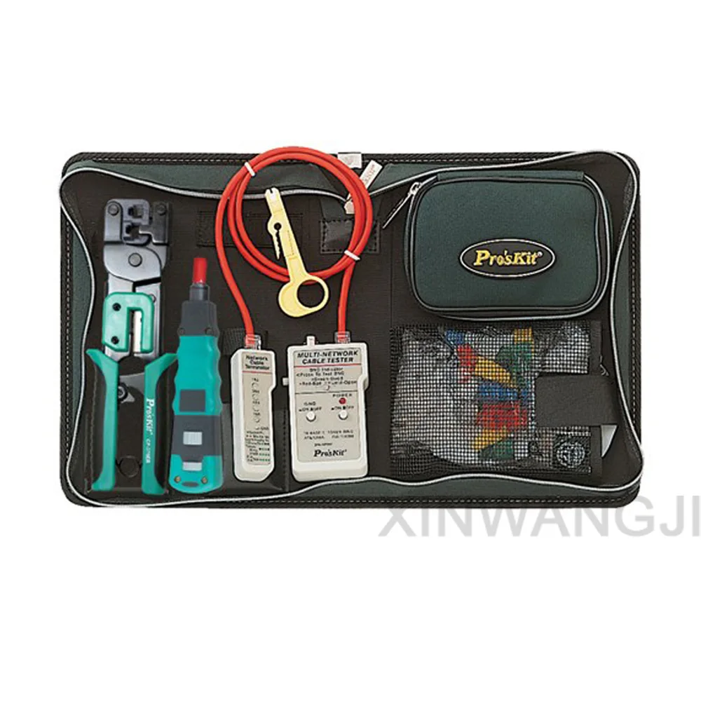 

Pro'skit 1PK-940 Multi-Function Commonly Used Network Line Testing Maintenance Tools Combination Optical Fiber Installation Kit