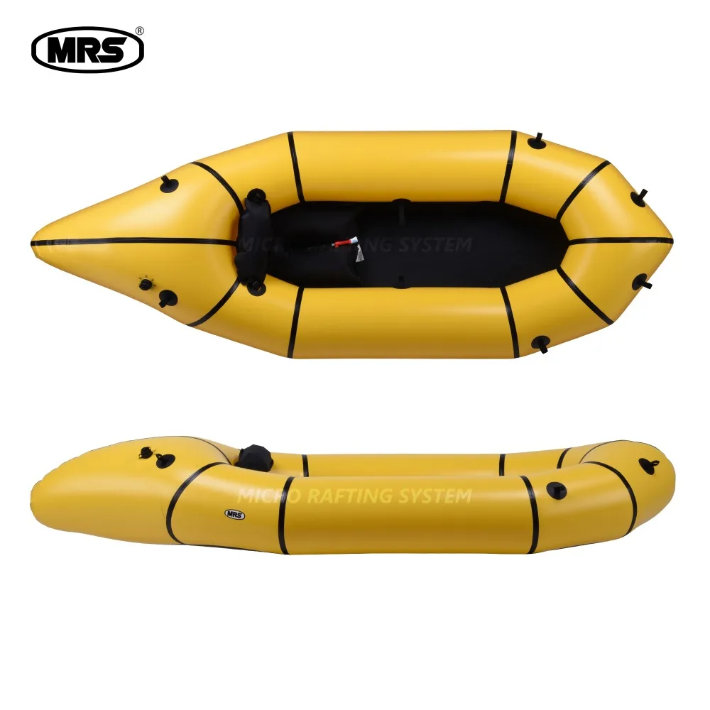 

[MRS][Tulo] Micro rafting systems yellow ultra-light inflatable packraft Kayak boat for fishing wholesale go hiking