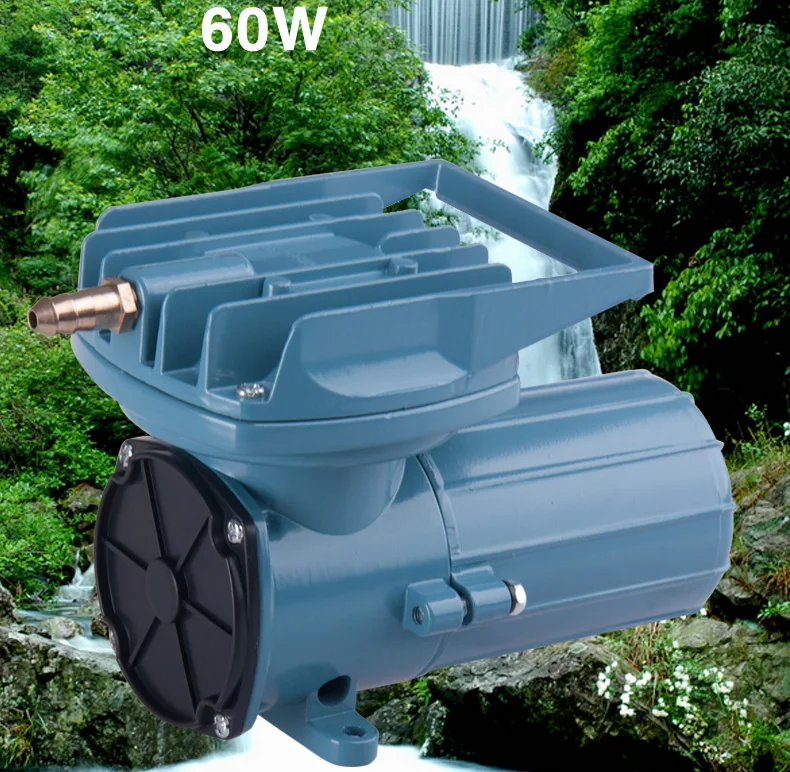 120W/12V sea food fish pond oxygen machine air pump aquarium oxygen pump increase mute