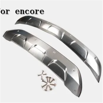 車ステンレス鋼フロント リアバンパーカバートリムプラスチックバンパーバーフロントとリアビュイックアンコール16 17 18カースタイリング Leather Bag