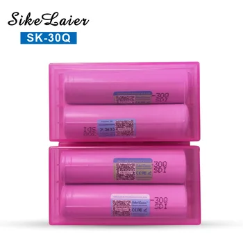 

4PCS Liitokala 100% original brand 3.7V INR18650 30Q battery 3000mAh lithium battery inr18650 powered rechargeable battery + BOX
