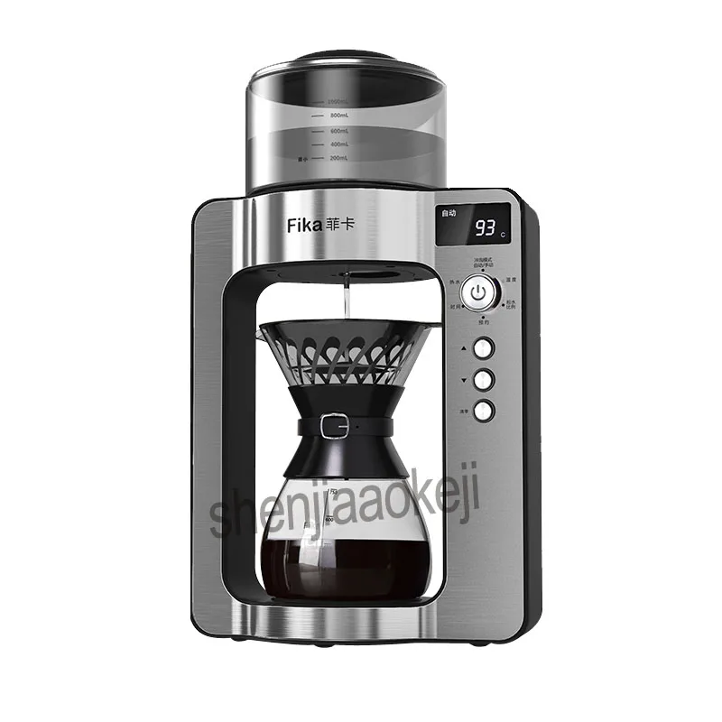 

Stainless Steel Simulated Hand punch coffee machine Automatic intelligent coffee machines American type coffee pot Commercial