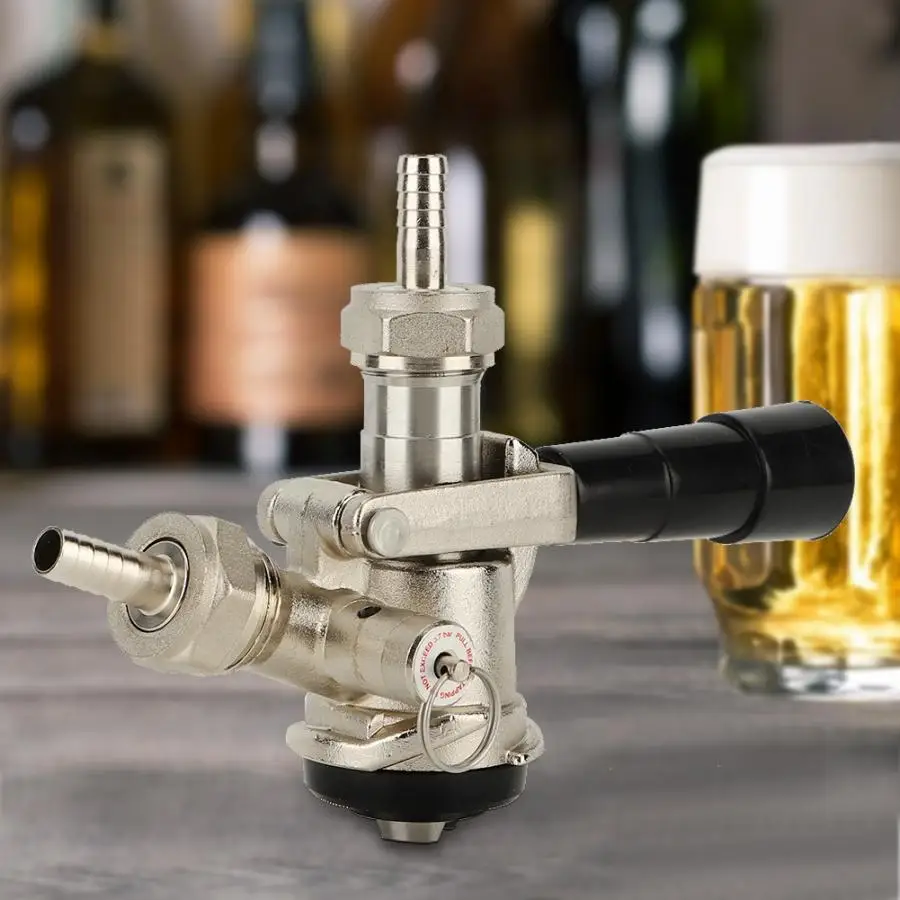 

Beer Keg Coupler D Type System with Safety Pressure Relief Valve for US Domestic High Quality Beer Dispenser D Type Couplers