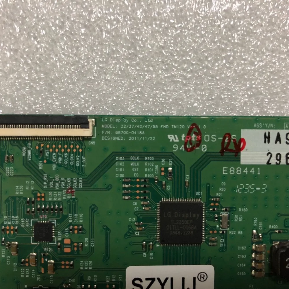 SZYLIJ 32/37/42/47/55 FHD TM120 6870C-0418A logic board