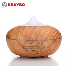 EJOAI 300 мл древесины автоматическая микроволновая сенсор увлажнитель ароматерапия эфирные масла диффузор с 7 цветов светодиодный свет для дома