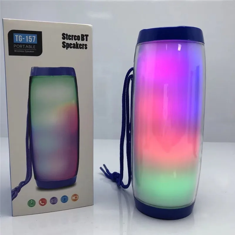 Waterproof  Bluetooth Wireless Speaker  led Light sports loudspeaker music columns With TF mp3 player for phone xiaomi lordzmix (4)