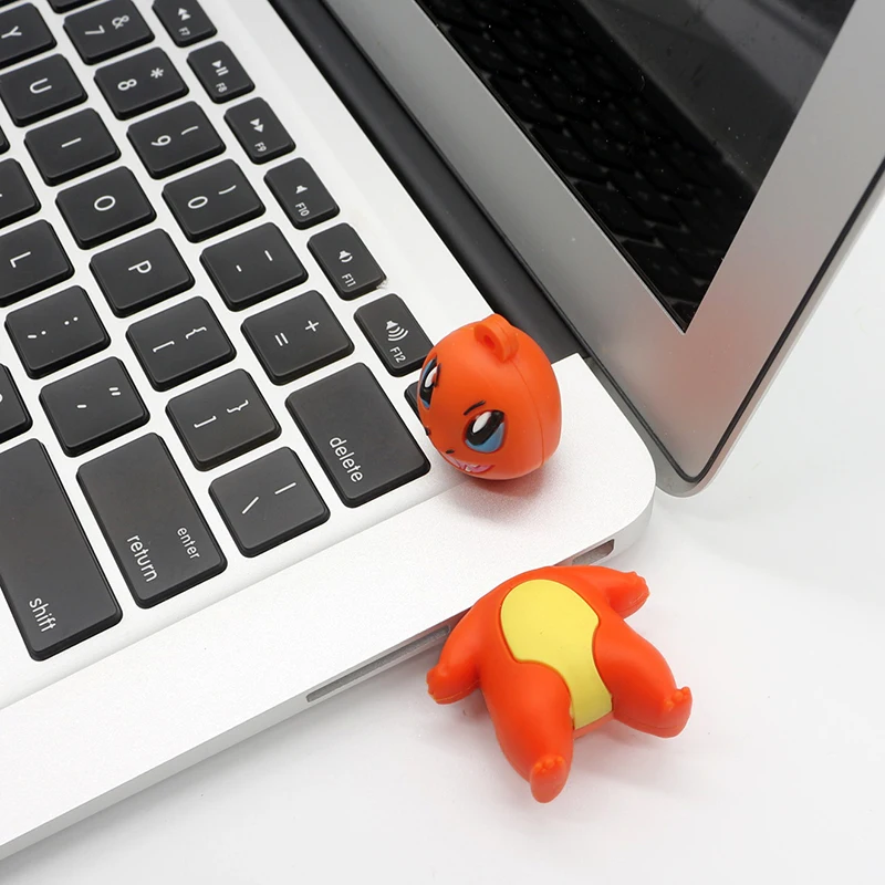 Милый Покемон Монстр USB Flash Drive U диск Сквиртл chelonia Charmander памяти флешки 4 ГБ 8 ГБ 16 ГБ 32 ГБ 64 ГБ накопитель