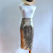 Горячая Распродажа сто и подходящая к ней свободная талия для женщин's юбки кружевная ткань с блестками в юбки средней длины юбки