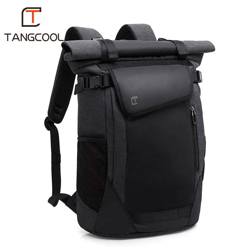 

TANGCOOL Brand New Designer Men Fashion Daily Backpack Large Capacity for 15.6 Inch Laptop with USB Charging Port Travel Bags