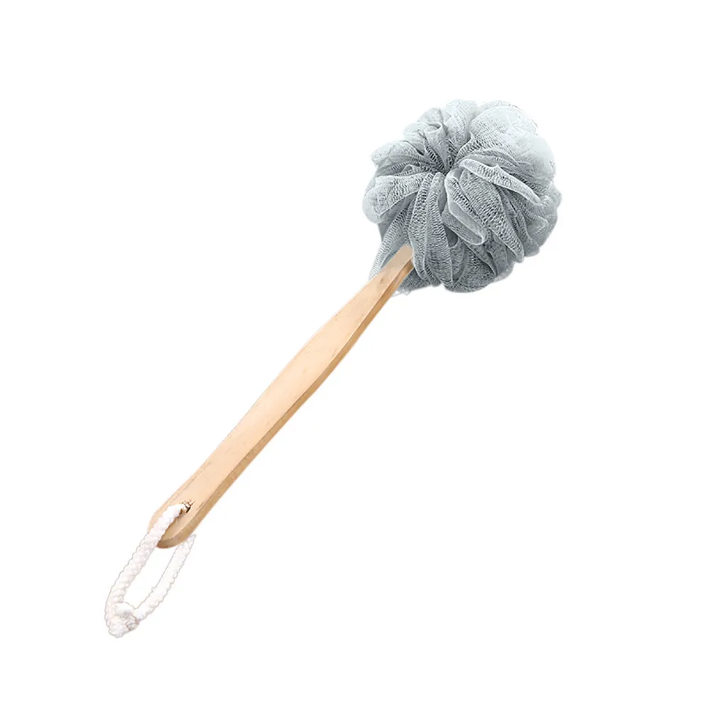 

Home Garden Tool Supplies New Long Handle Hanging Soft Mesh Back Body Bath Shower Scrubber Brush Sponge US Warehouse Drop Ship