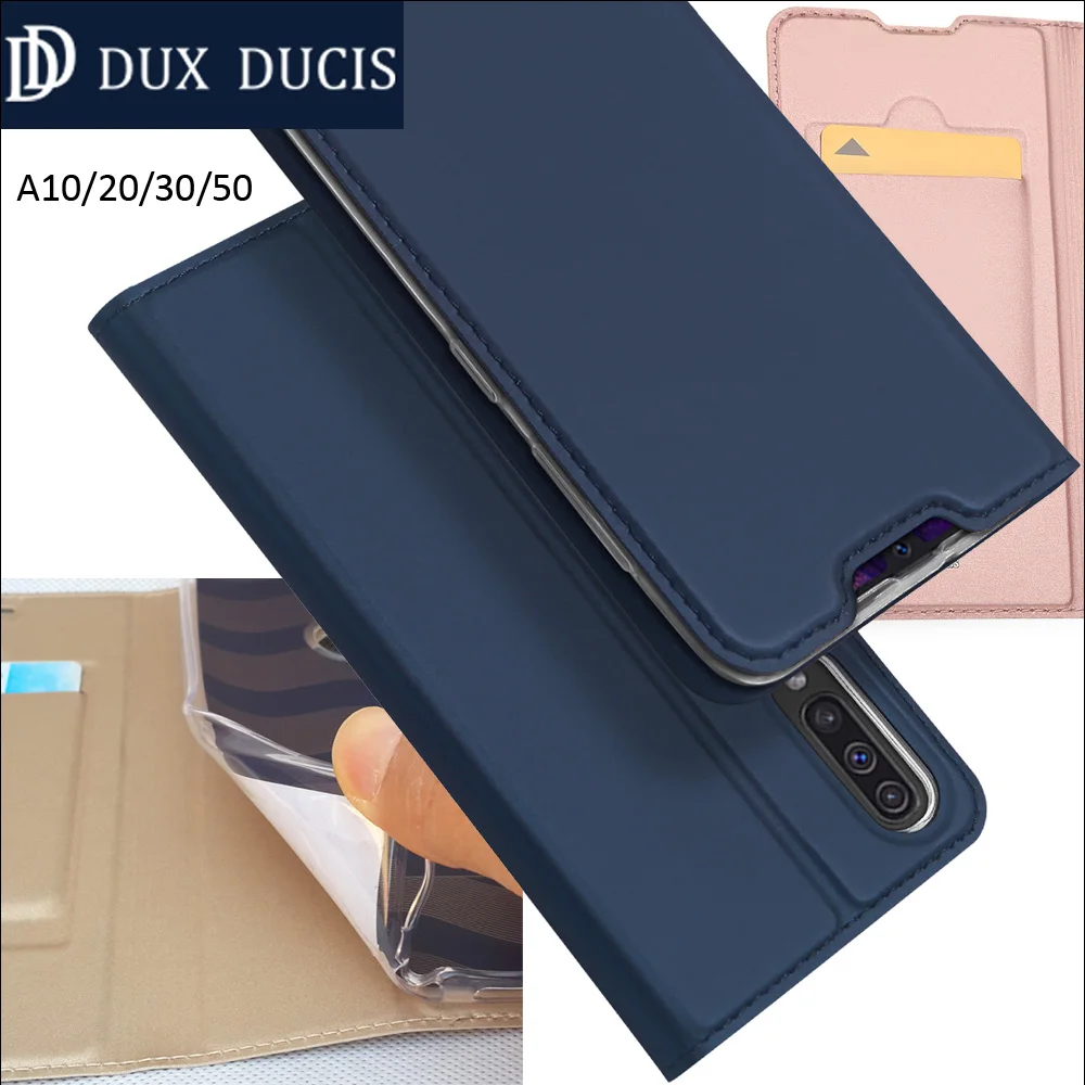 DUX DUCIS чехол для samsung Galaxy A30 A50 A10 A20 A40 A60 A70 Книга Флип кожаный бумажник чехол