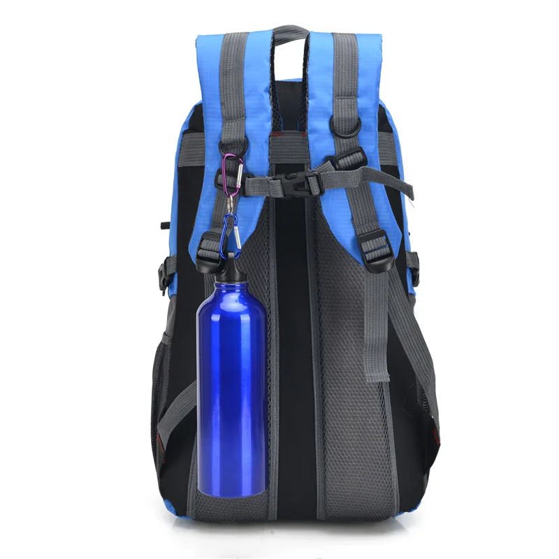 Mochila de nailon para hombre de gran capacidad impermeable Mochila de viaje Escolar Mochila de alta calidad para ordenador portátil Mochila Mochila de nailon para hombre de gran capacidad impermeable Mochila de viaje Escolar Mochila de alta calidad para ordenador portátil Mochila