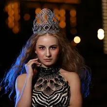 2017 New Fashion European Bride Princess Wedding Beauty Queen Hair Crown Dress Accessories Hair Jewelry WL-G010