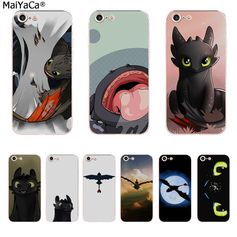 MaiYaCa How to train your dragon High-end Phone Accessories Case for Apple iPhone 8 7 6 6S Plus X 5 5S SE 5C Cellphones