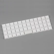 Niu 40 dsa keycap blank white for mechanical keyboard 47 keys dsa profile keycap