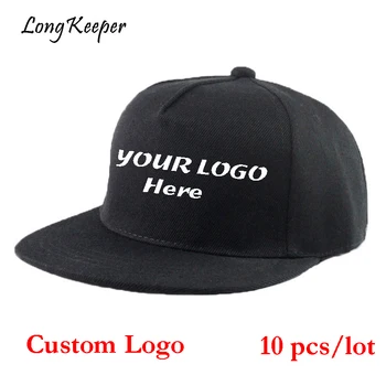 

Long Keeper Custom LOGO Snapback Caps Men Women Cool Hip Hop Hats Net Baseball Caps Adult Hats Casual Peaked Hat 10 PCS/lot