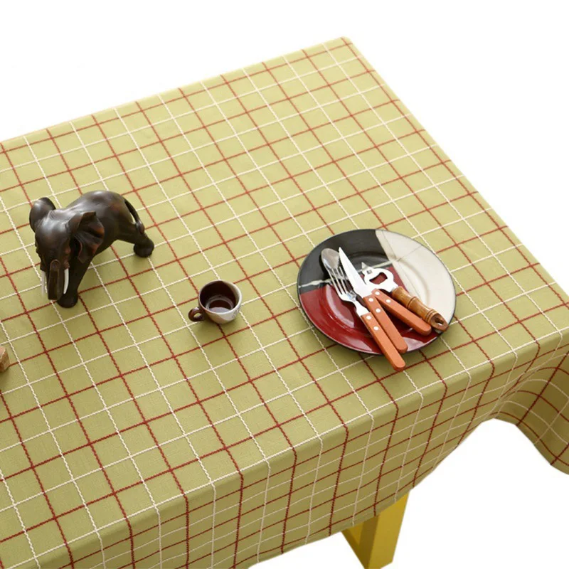 

Home Tablecloth Cotton Linen Table Cloth Wedding Party Table Cloth Dining Table Cover Birthday Decorative Tablecloth