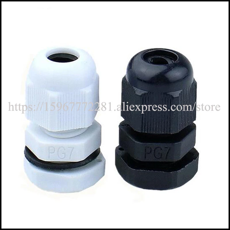 

cable connector PG7 3-6.5MM PA nylon Gland joint environmental protection waterproof plastic fixed head insulated