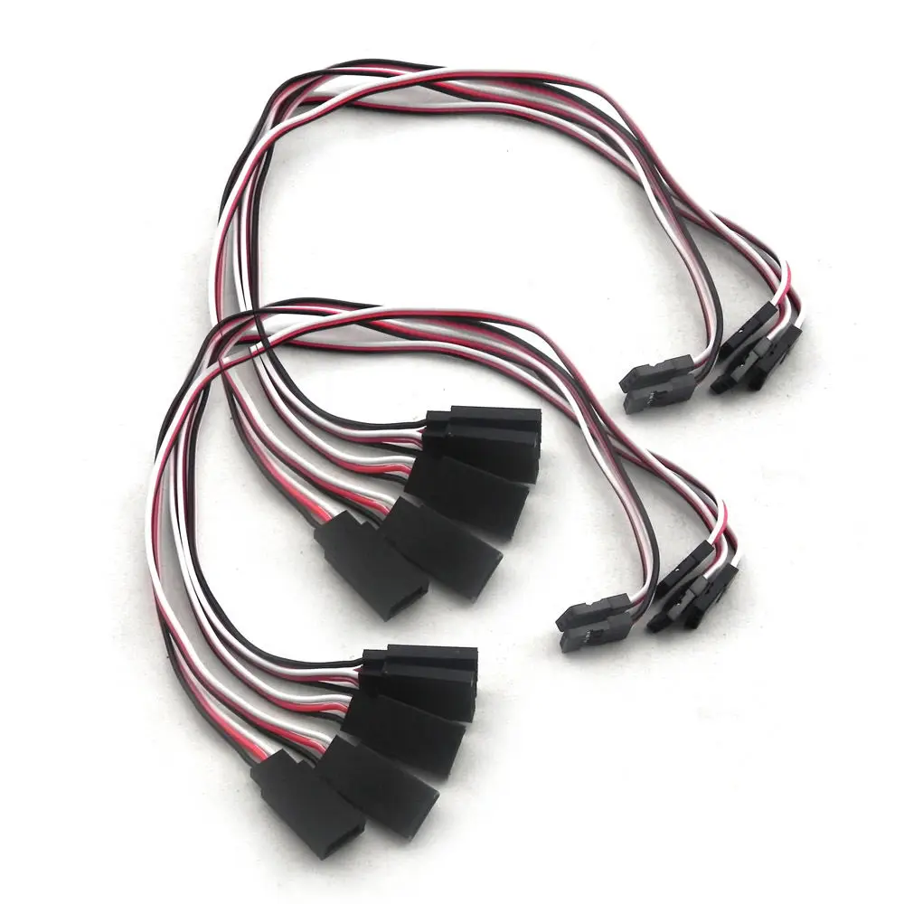 

10x 30cm Servo Extension Lead Wire Cable MALE TO FEMALE KK MK MWC Fly Control 300mm